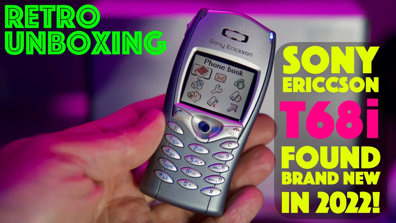 Unboxing A Brand New Sony Ericcson T68i in 2022!!