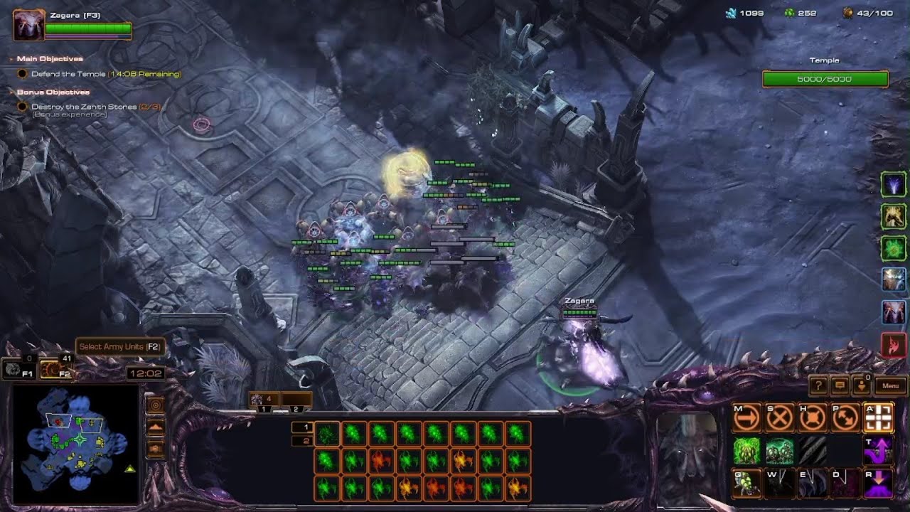 StarCraft 2, Co op Mutation, Temple of Rebirth (no commentary)