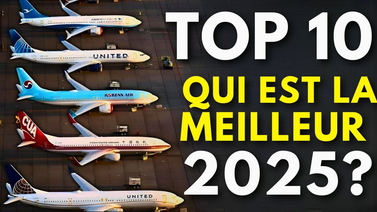 Les 10 meilleures compagnies a&eacute;riennes du monde en 2025