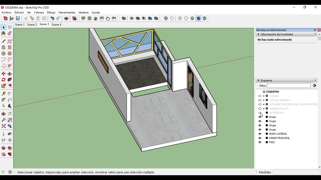 19 ESQUEMAS. SketchUP Pro.