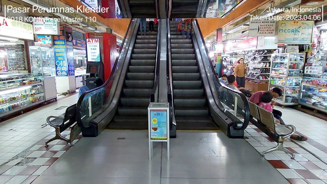 KONE TM 110 Escalators at Pasar Perumnas Klender, Jakarta