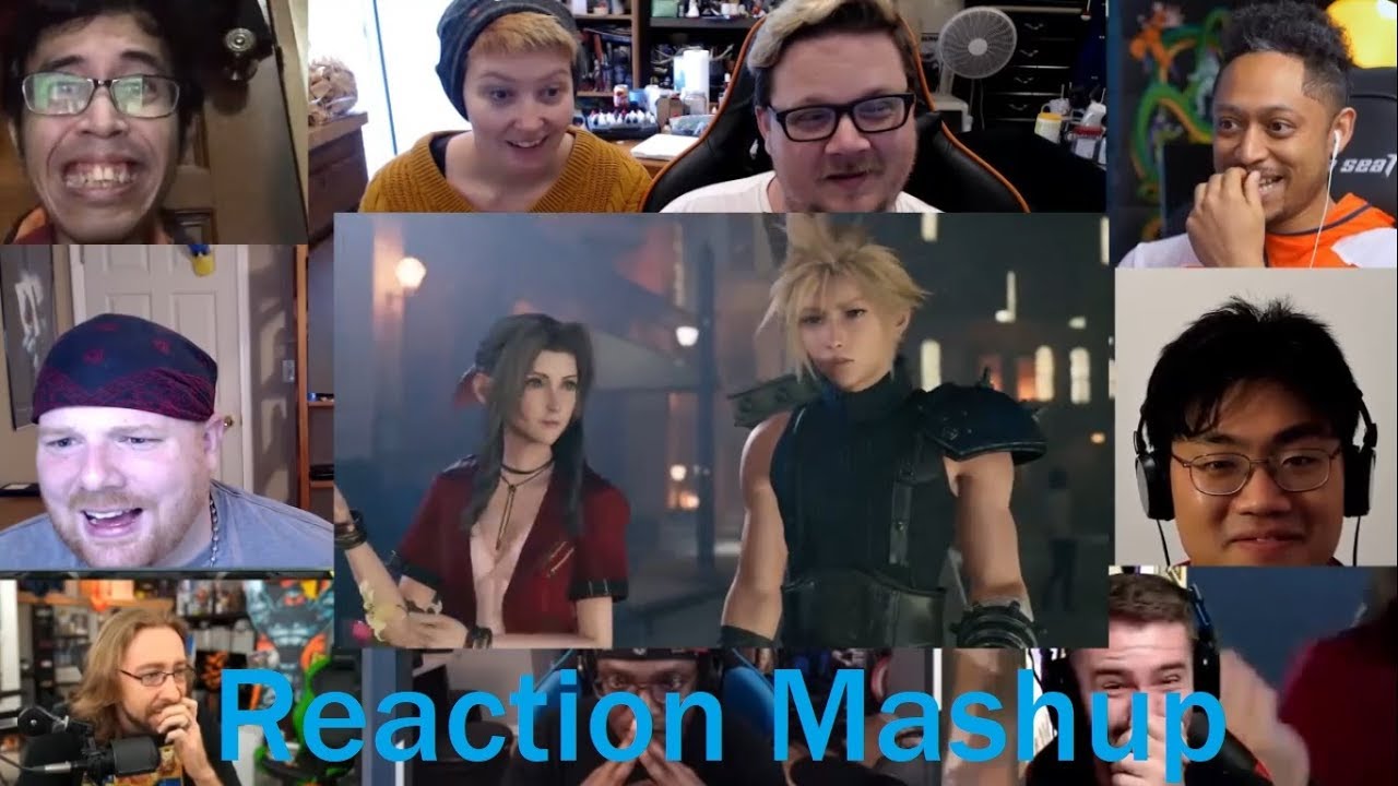 Final Fantasy VII - Remake - State Of Play Trailer REACTIONS MASHUP
