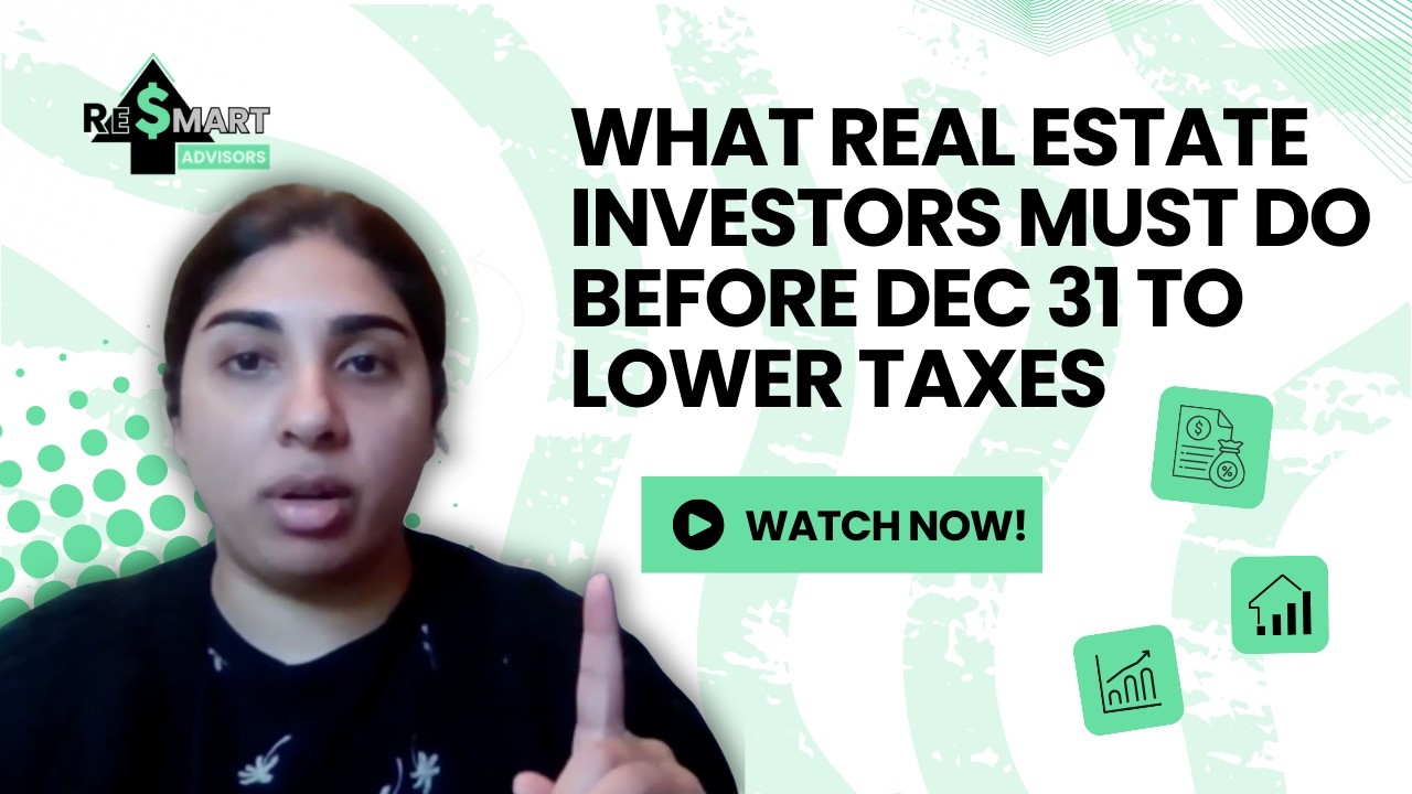 What Real Estate Investors Must Do Before Dec 31 to Lower Taxes