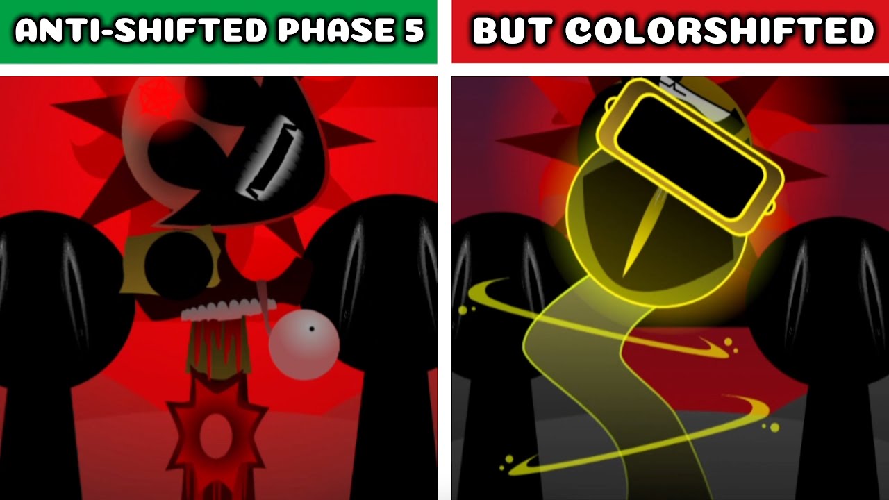 Incredibox Sprunki Anti-Shifted Phase 5 — Original vs Colorshifted: Who Takes The Crown?