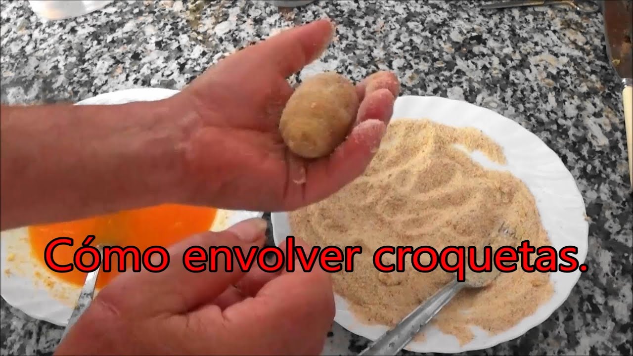 Cómo envolver croquetas.