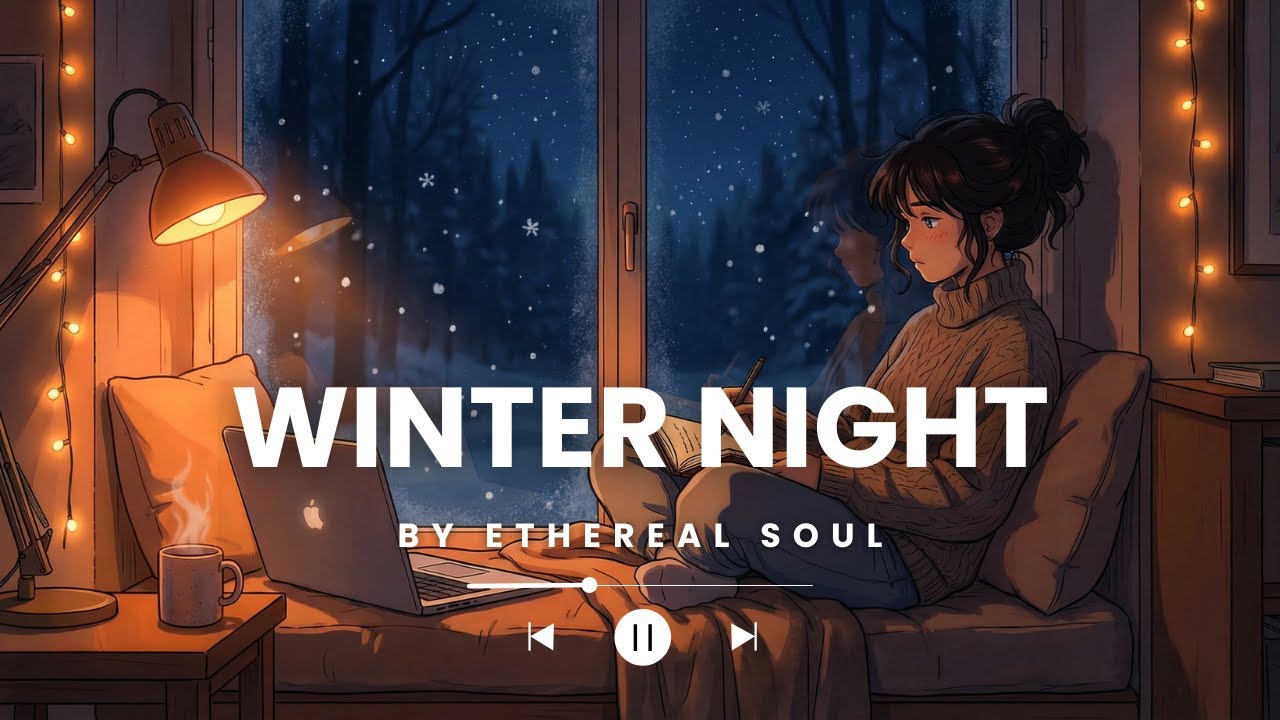 Winter Night Lo-Fi ❄️ Calm Snowfall Beats for Deep Focus & Study