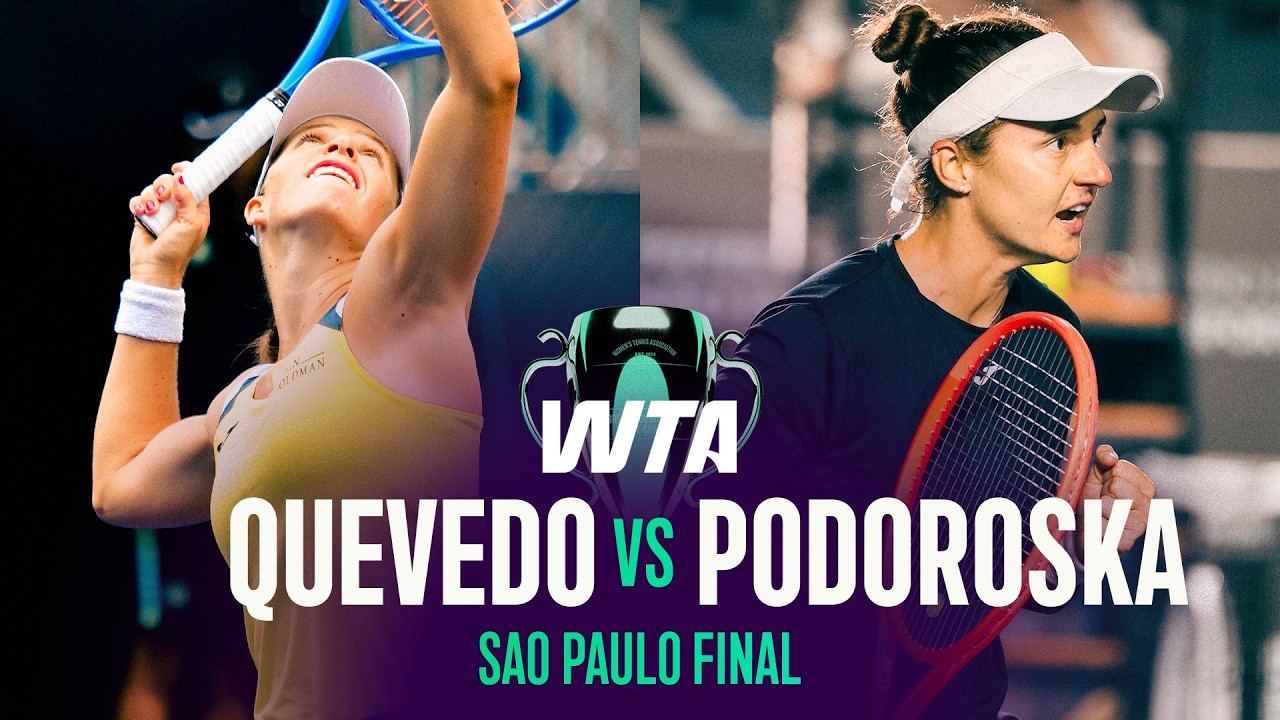 Kaitlin Quevedo vs. Nadia Podoroska | 2026 Sao Paulo Final | WTA Match Highlights