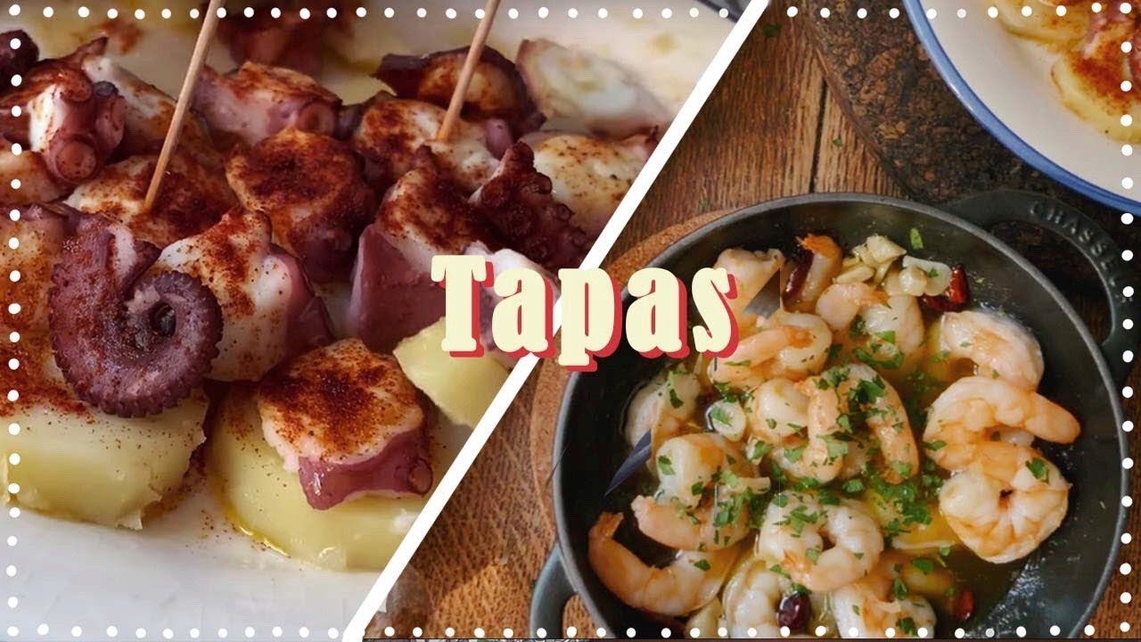 7분 감바스와 뚝딱 문어 타파스🐙🥂