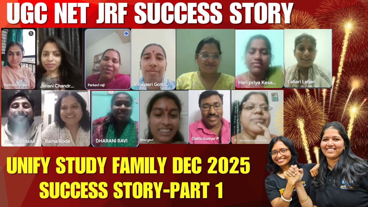 Toppers Talk-UGC NET Dec 2025 Success Story of Unify Study Family | UGC NET JRF Preparation Strategy