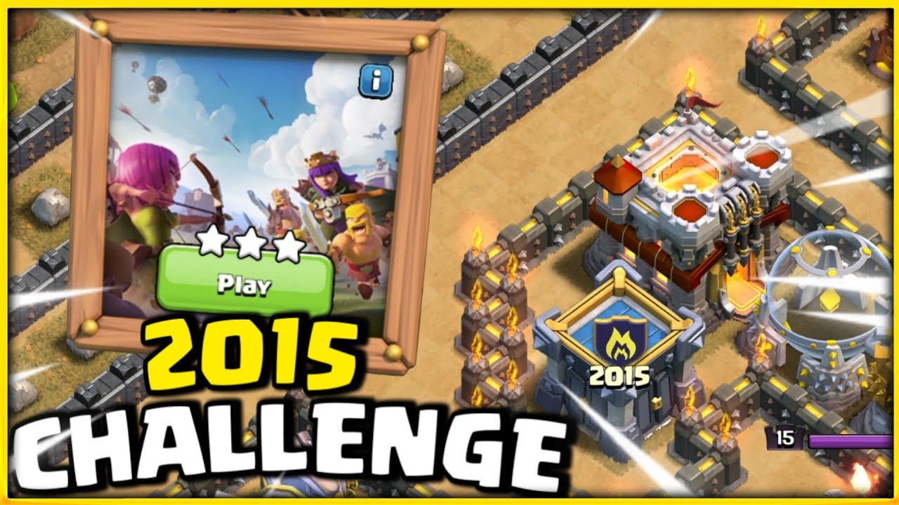 10th Anniversary Challenges! How to Beat 2015 Challenge Clash of Clans ! New Challenge COC 2015
