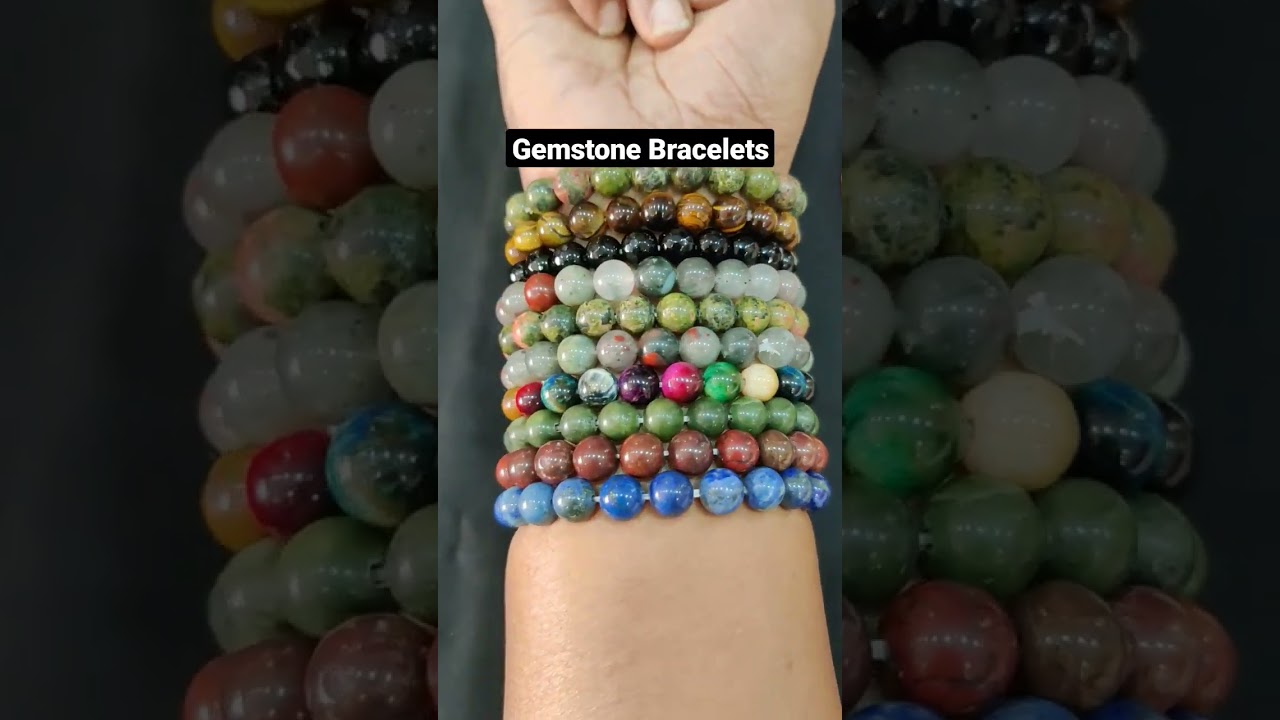 Natural Gemstone Bracelets