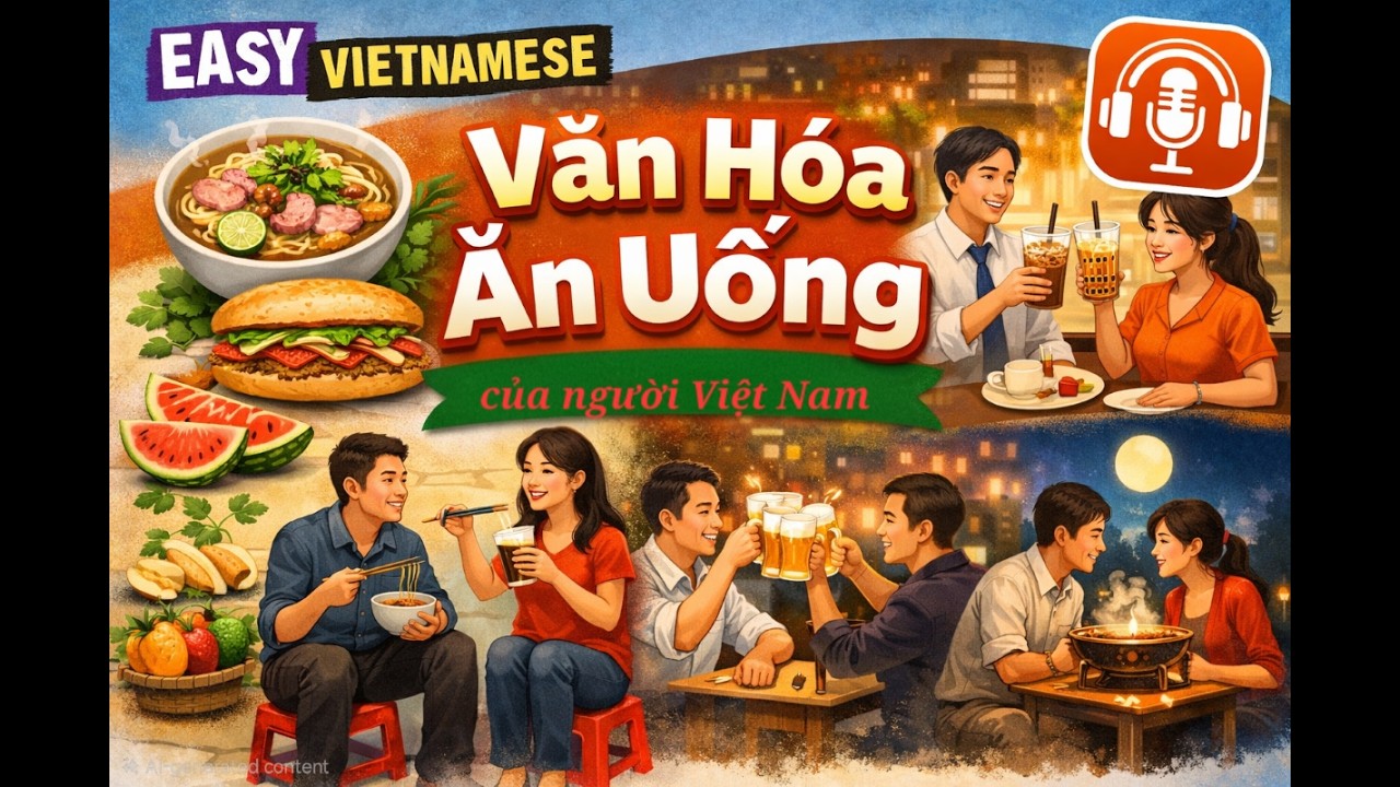 [EP 55] Học tiếng Việt qua podcast (script/ pdf): Những bữa ăn