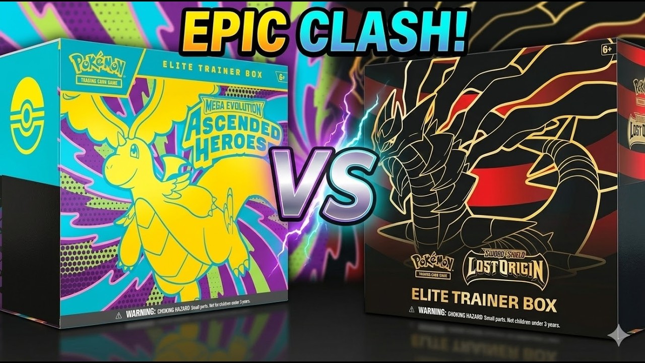 Pokemon TCG - Battle #3 - Lost Origin ETB vs Ascended Heroes ETB