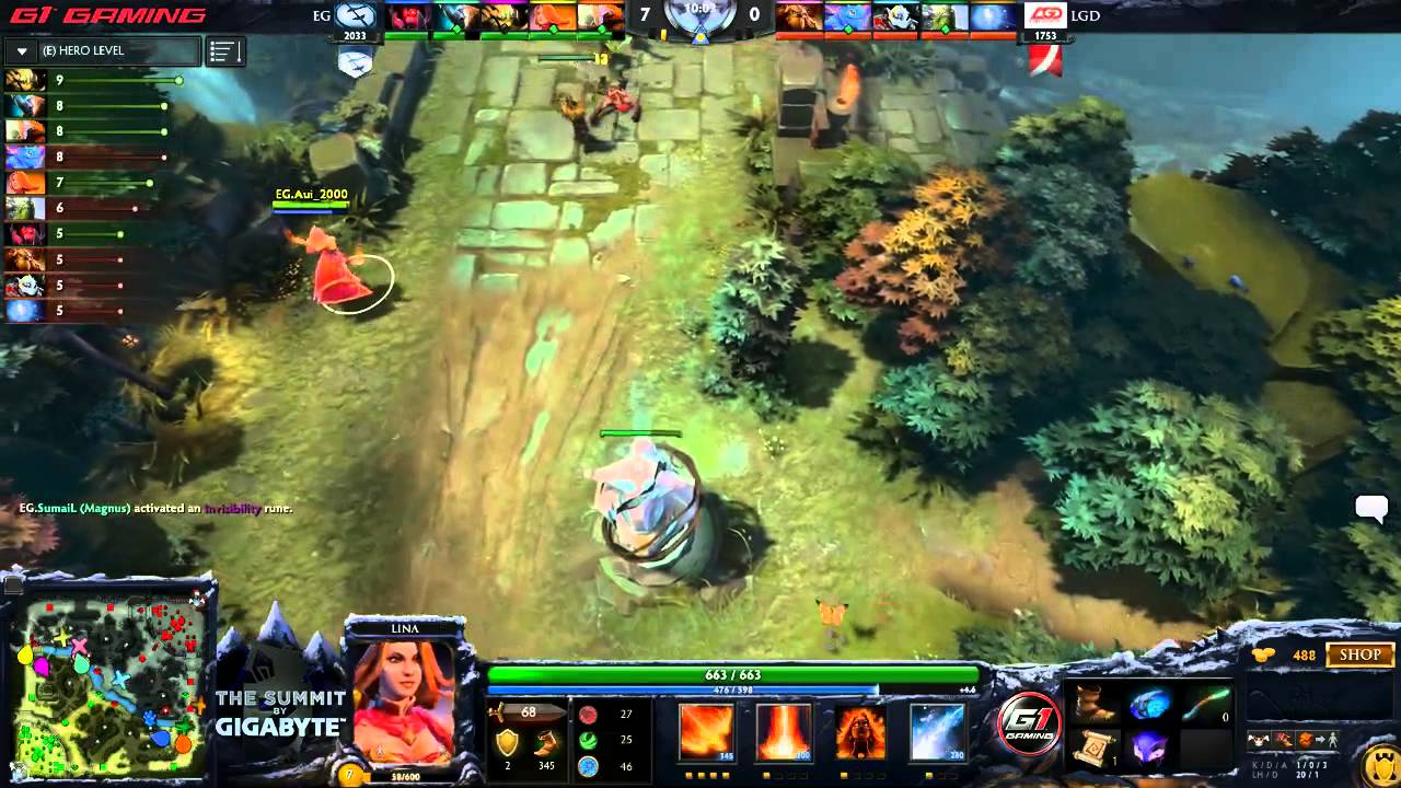 LGD vs. EG Game 2 The Summit 3 Lan Finals