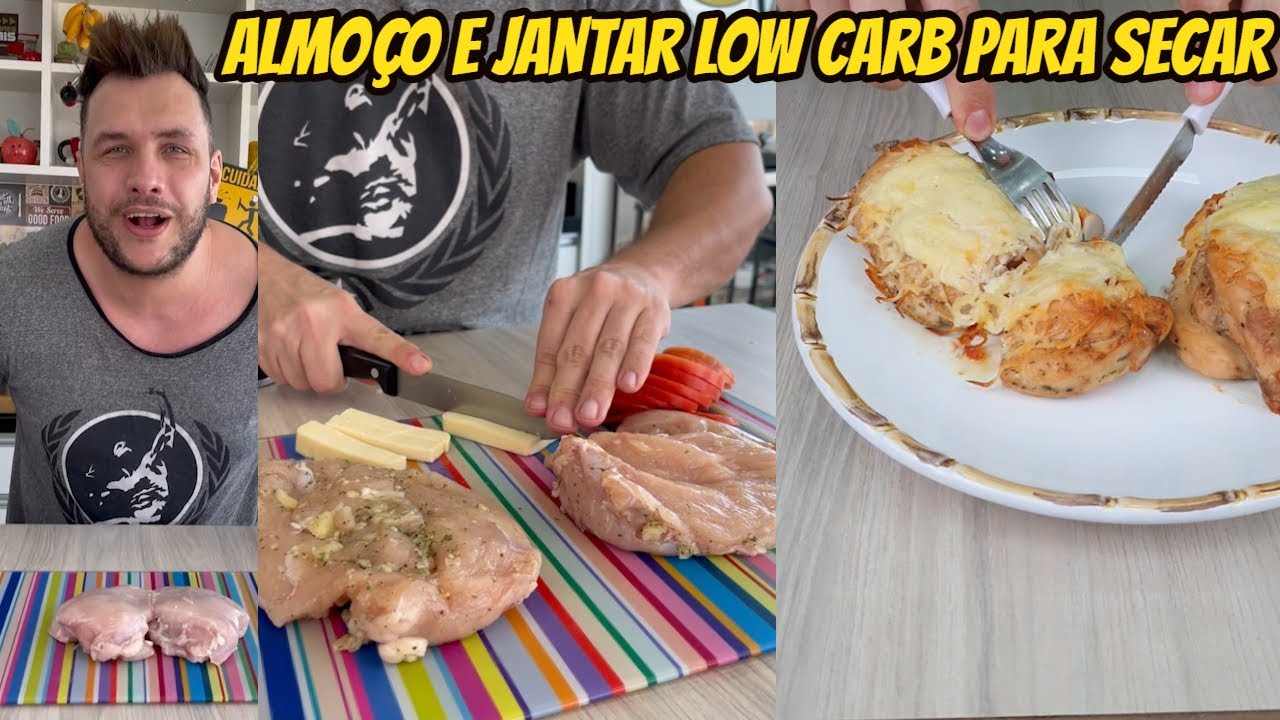 OPÇÃO DE ALMOÇO E JANTAR LOW CARB PRA EMAGRECER #120diasalexgranig