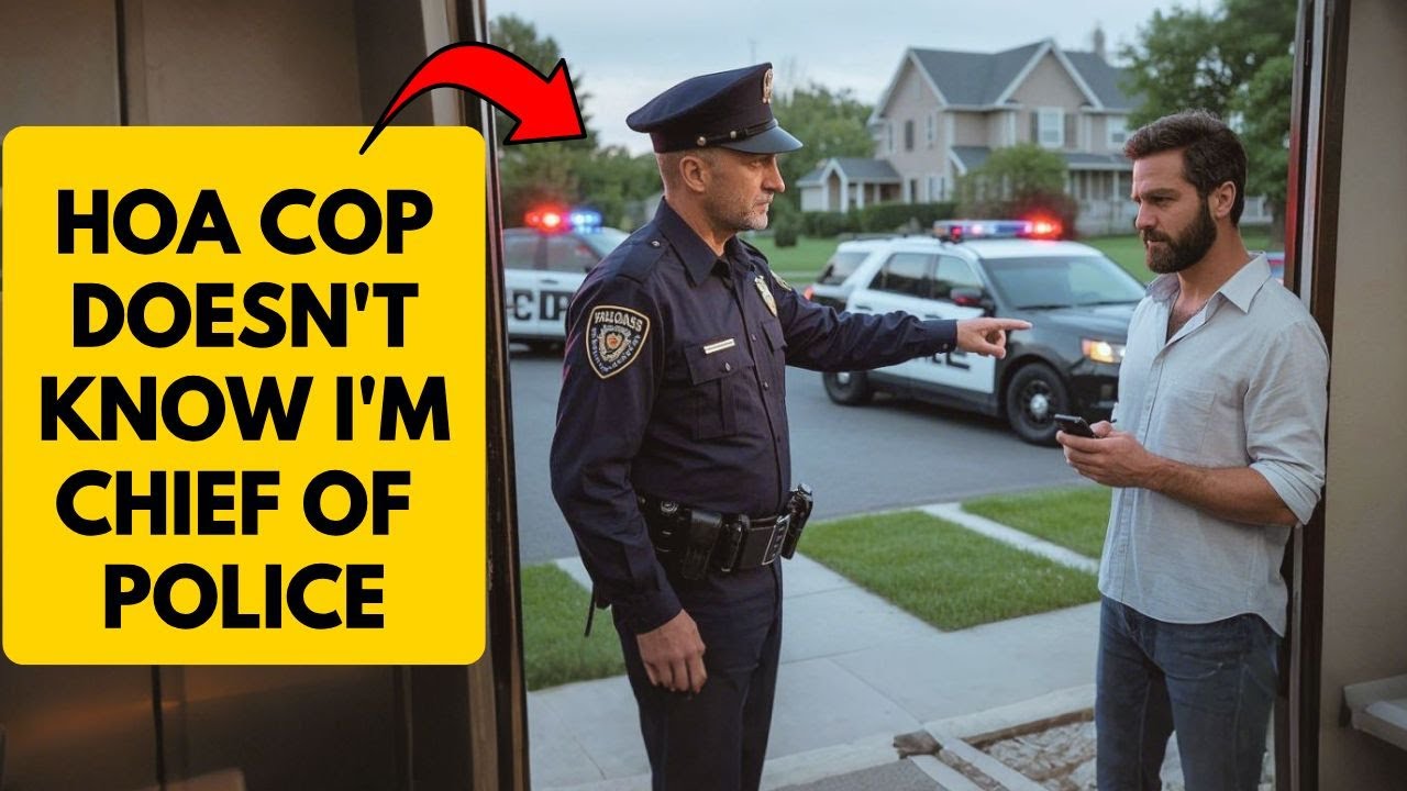 HOA COPS BLOCKED MY DRIVEWAY OVER A PETTY $79 FINE, COMPLETELY IGNORING I'M THE CHIEF OF POLICE!
