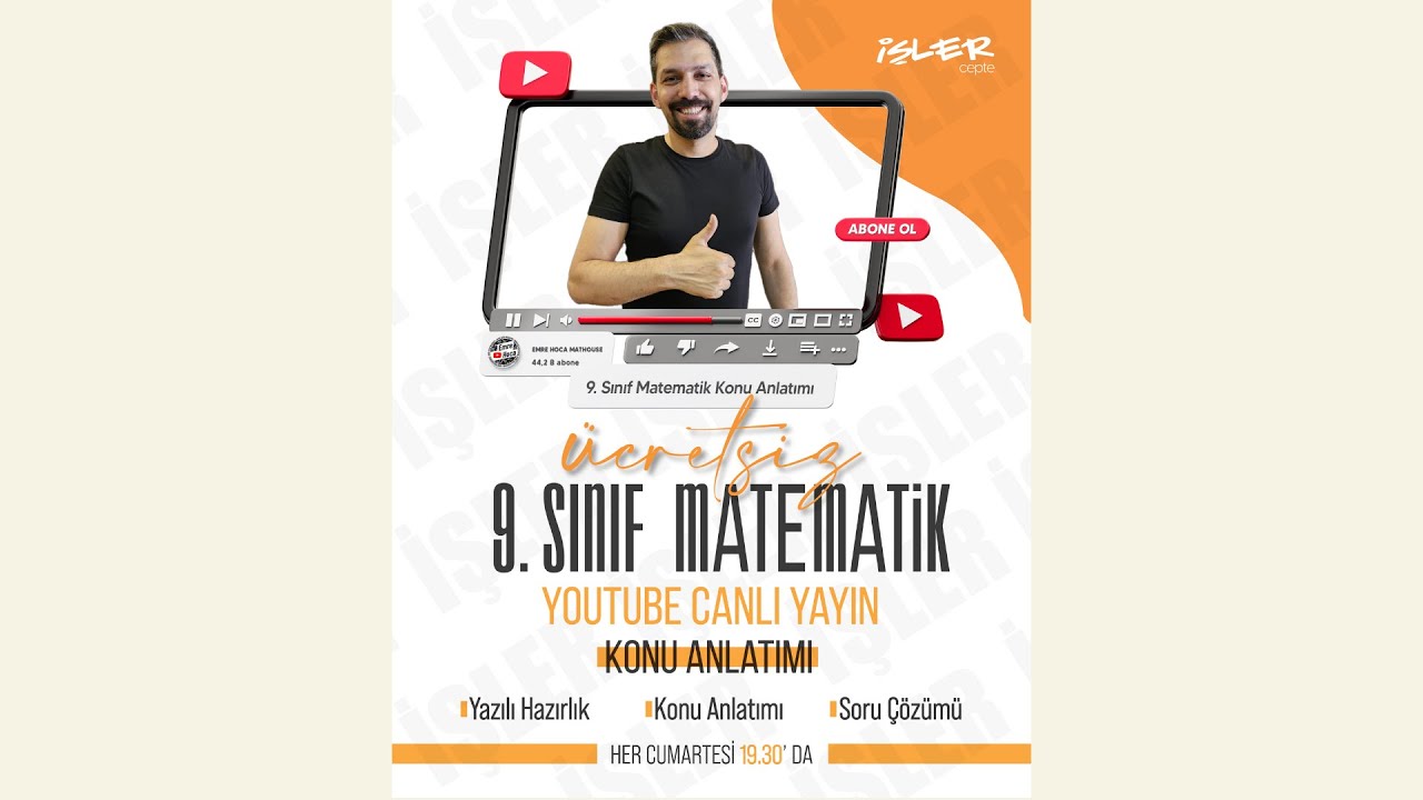 9.sınıf matematik konu anlatım yazılı hazırlık serisi -1