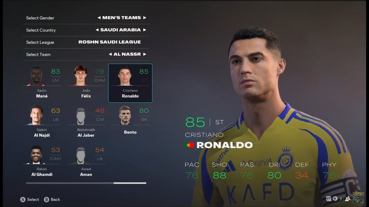 FC26 - Saudi Arabia (Roshn Saudi League) All players faces and ratings