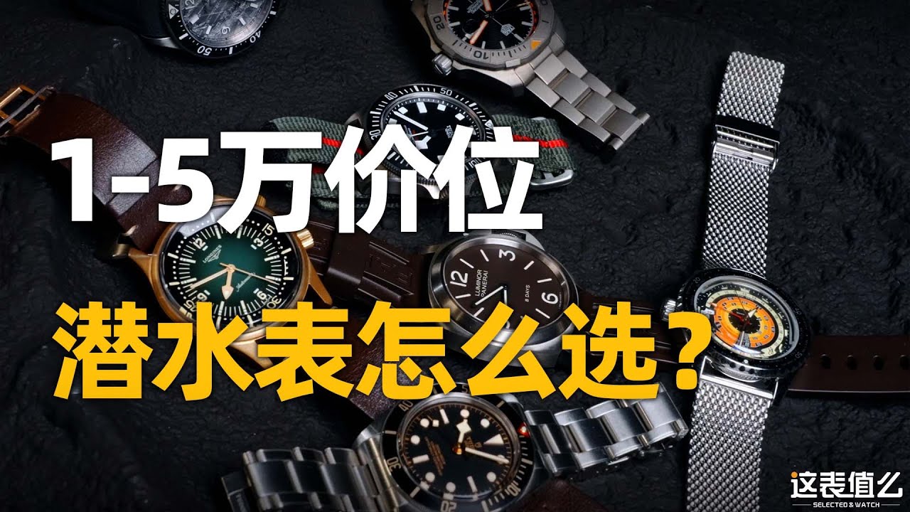 【视频】1-5万预算潜水腕表怎么选？看完这期就懂了！