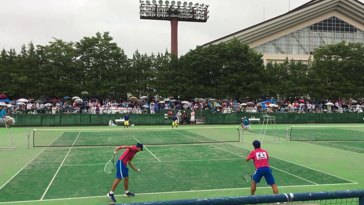 2017 全国高校総合体育大会 ソフトテニス競技 個人戦 準決勝