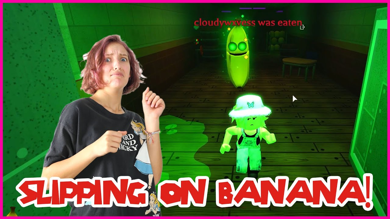 SLIPPING ON BANANA PEELS!