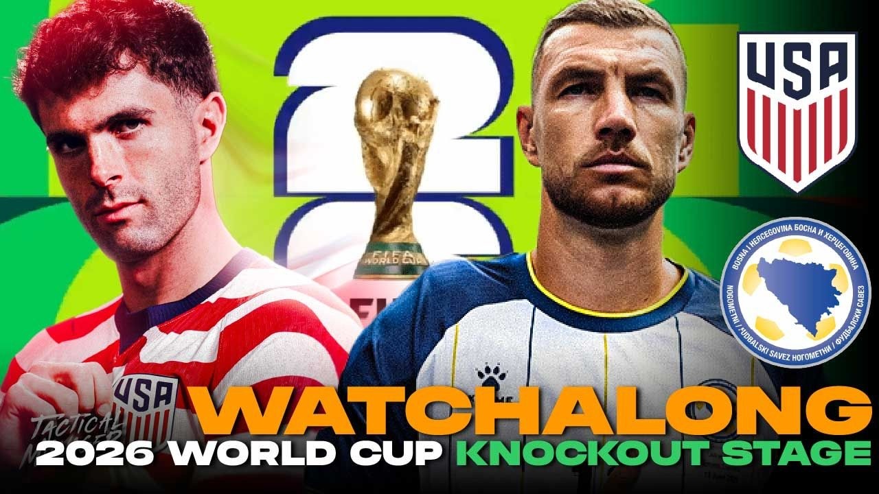 USA vs Bosnia Live watchalong | USMNT 2026 World Cup Watch Party
