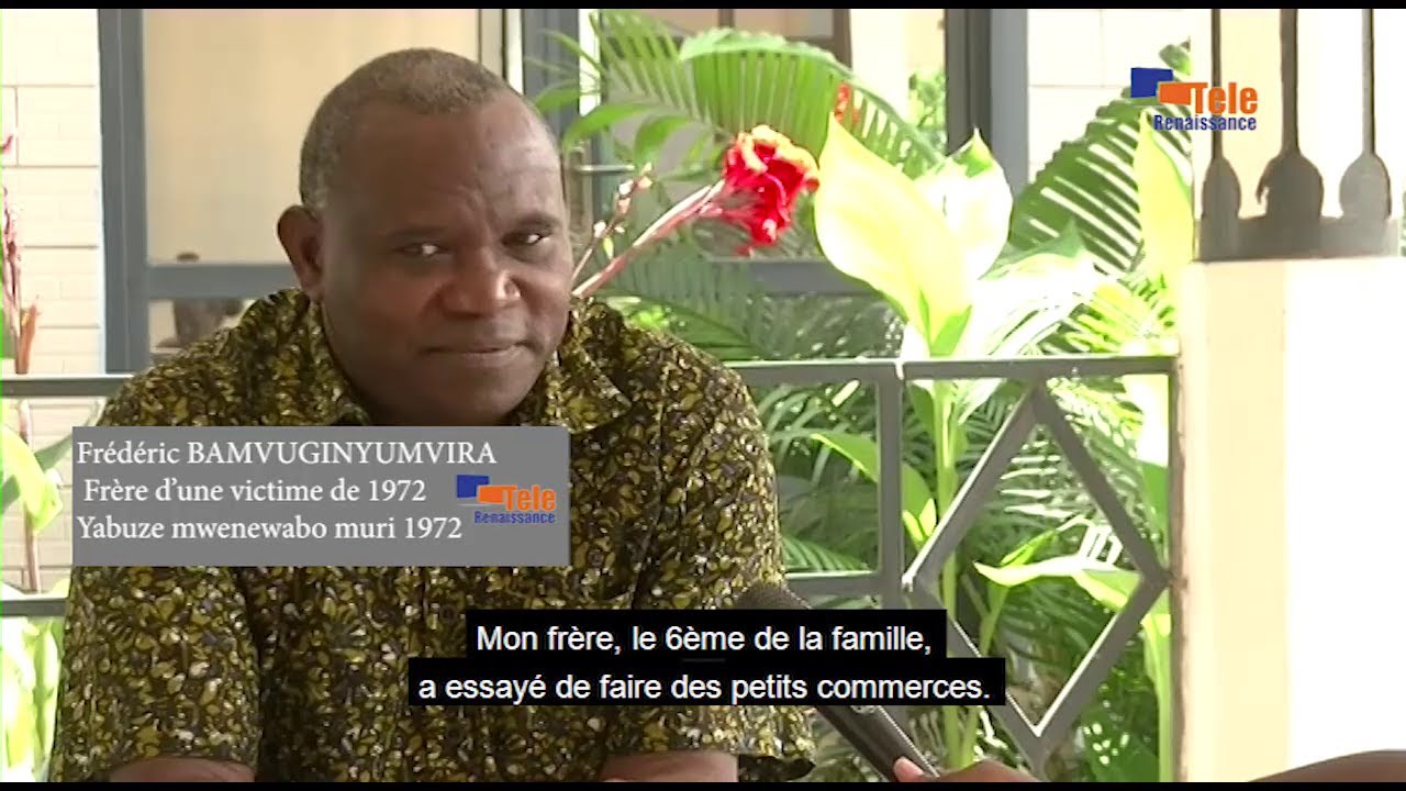 TÉMOIGNAGE DE FRÉDÉRIC BAMVUGINYUMVIRA
