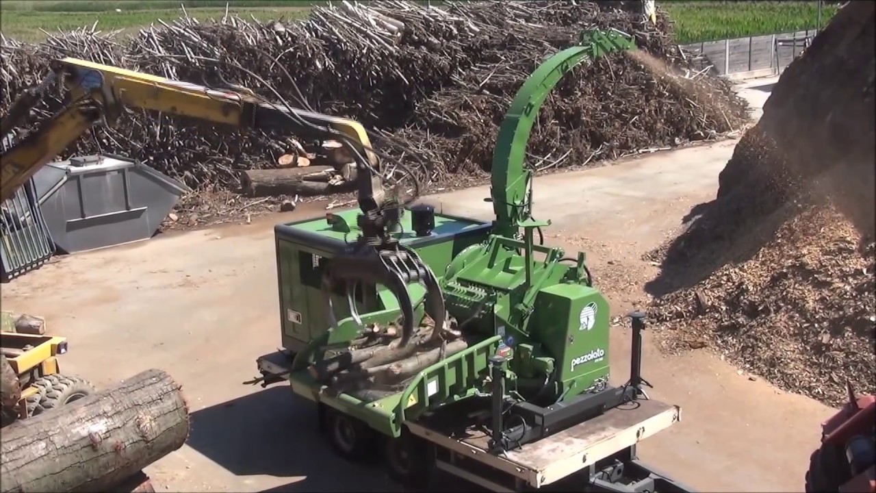 PEZZOLATO PTH 900 - Cippatore a tamburo/Drum chipper powered by SCANIA DC09 371Hp autonomous engine