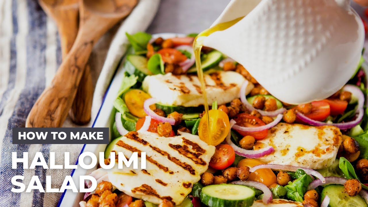 How to Make Halloumi Salad