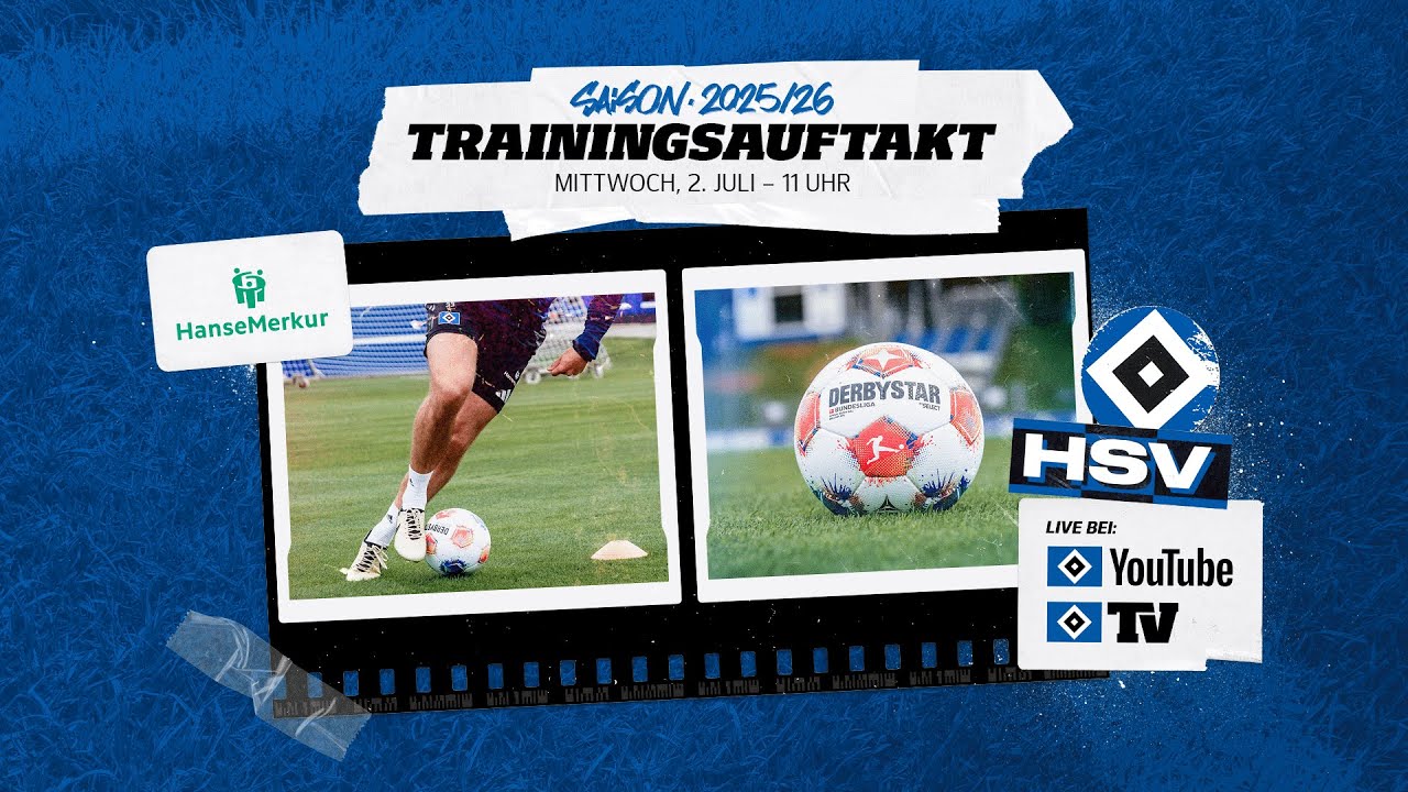 RE-LIVE: DER HSV-TRAININGSAUFTAKT 25/26 I Interviews mit Stefan Kuntz, Claus Costa & Merlin Polzin