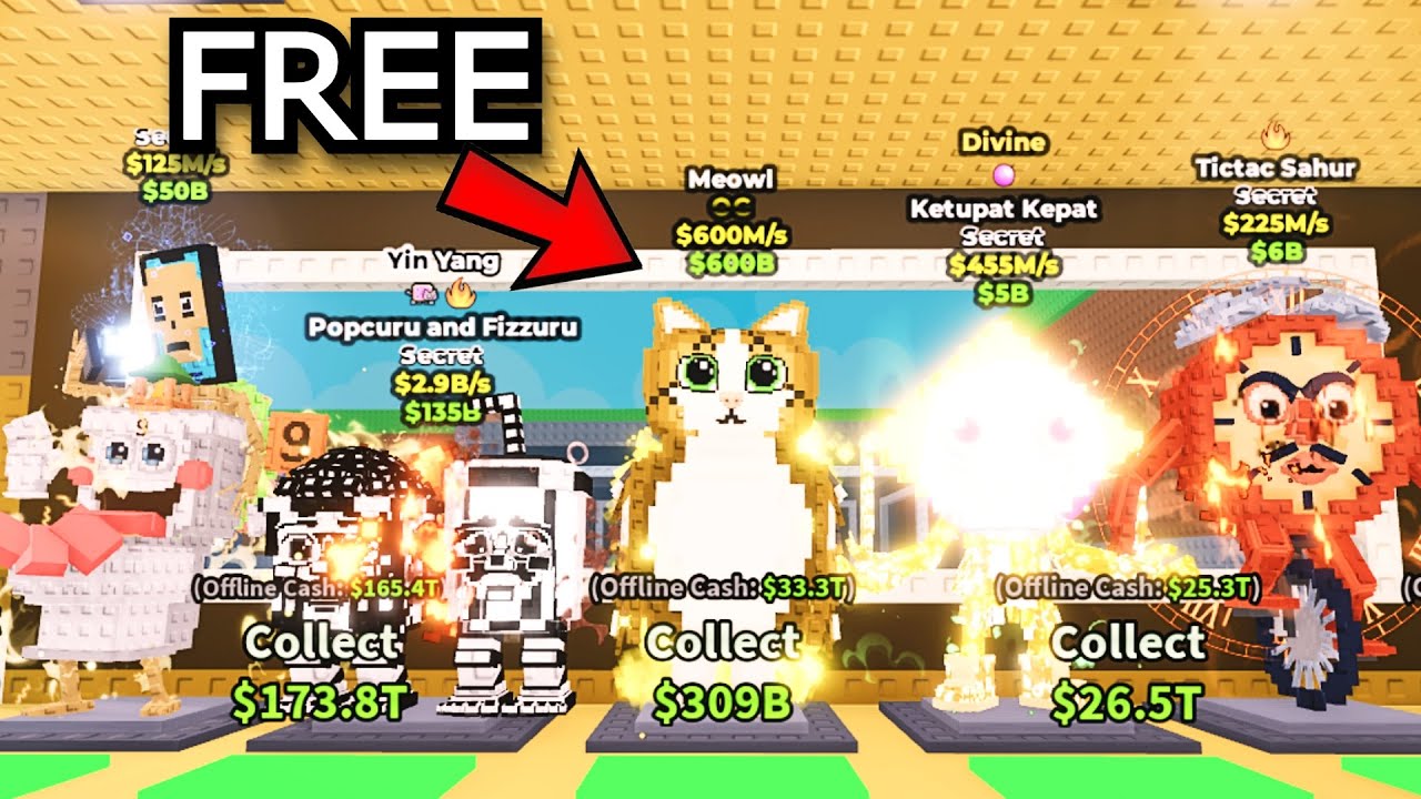 🚨JOIN FOR A HUGE GIVEAWAY🚨(Steal a Brainrot)100k??