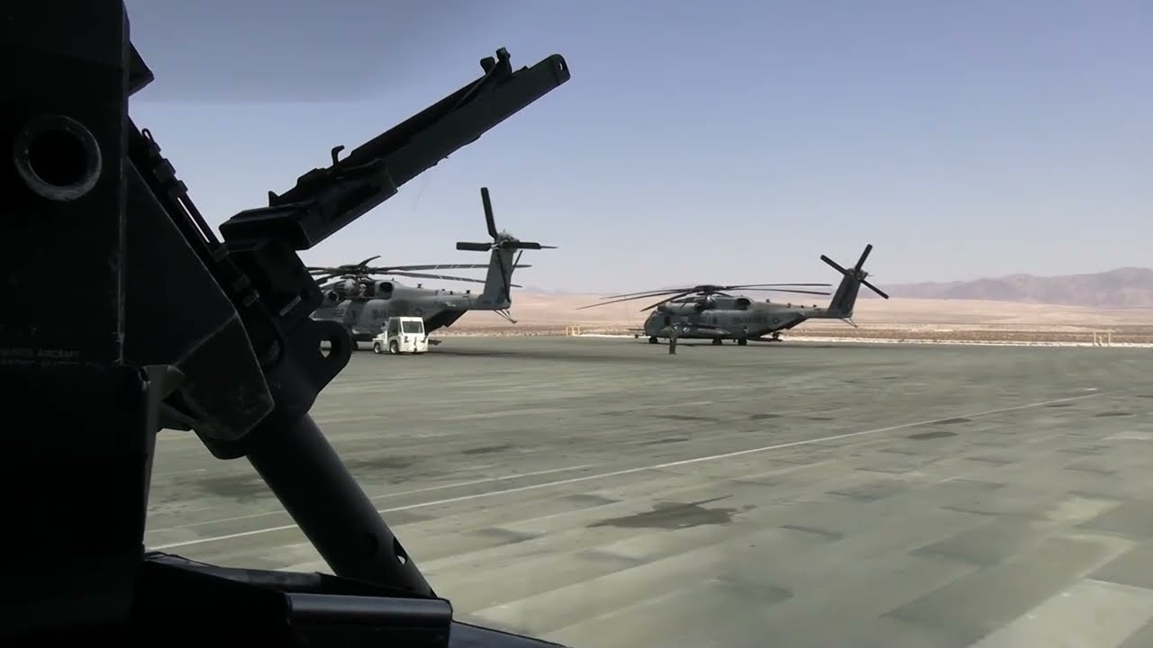 Rapid Insertion of U.S. Marines by CH-53E Super Stallion Helicopters