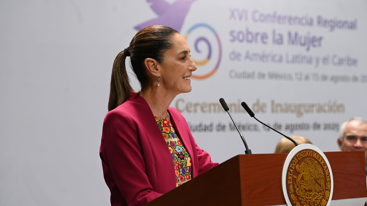Inauguración XVI Conferencia Regional sobre la Mujer de América Latina y el Caribe. Palacio Nacional