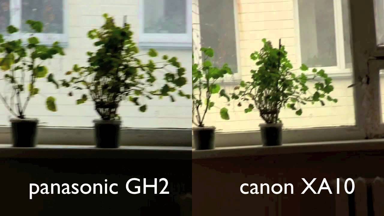 Panasonic GH2 vs Canon XA10: Stabilization (300mm\35mm equivalent)