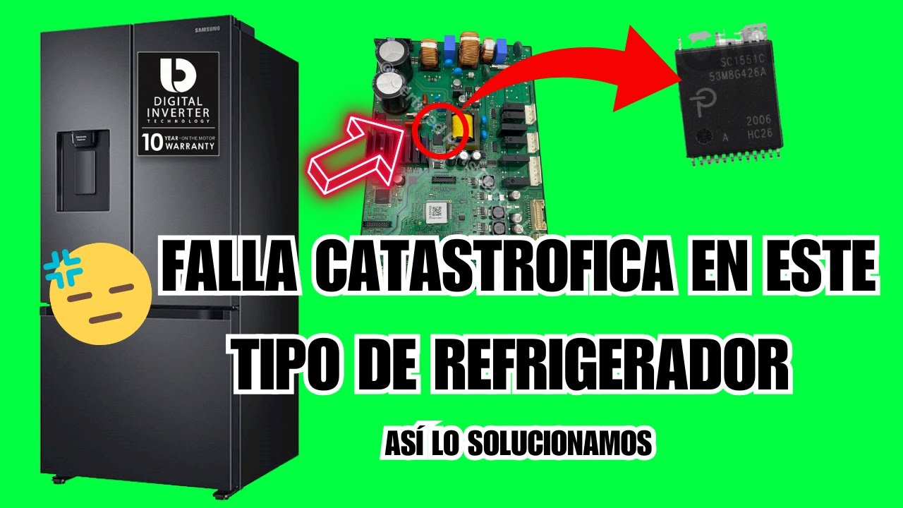 ¿Falla de diseño u obsolescencia temprana? | SAMSUNG  refrigerador, MODERNO con daño catastrófico.