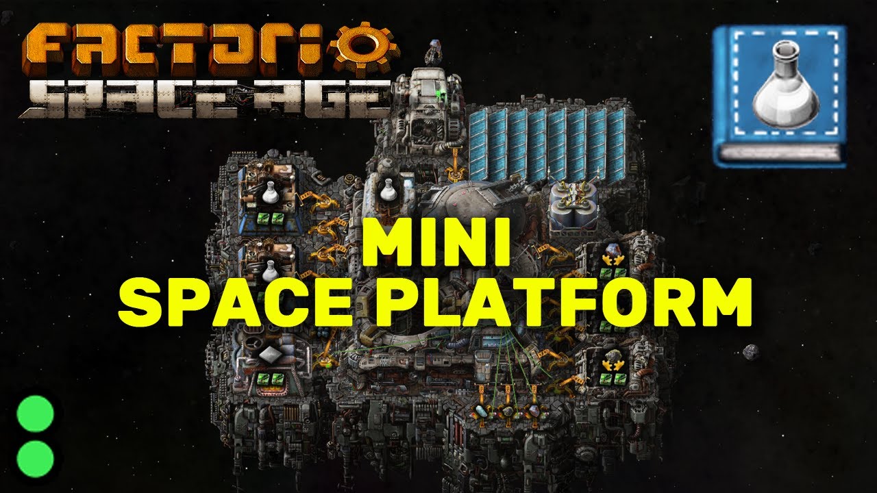 Mini Space Science Platform - Factorio Early Game Blueprint