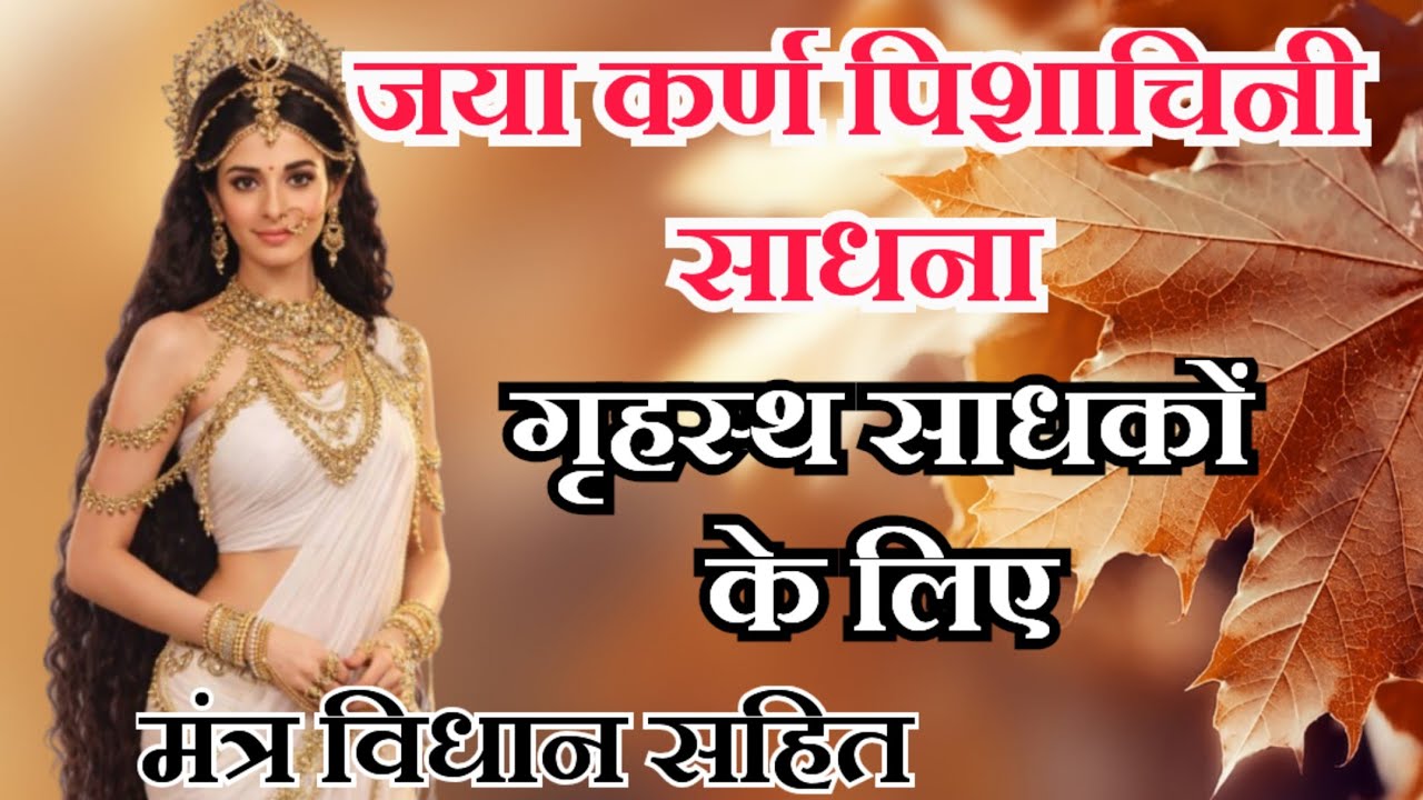 कर्ण पिशाचिनी साधना कैसे करें?karn pishachini Sadhna ka Mantra।। कर्ण पिशाचिनी