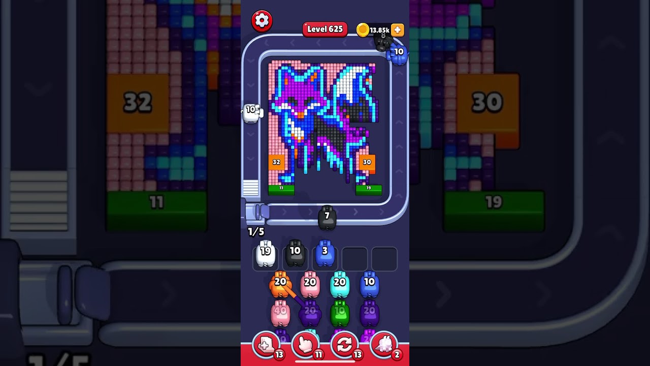 【 Pixel Flow 】Level 625 Fail.1