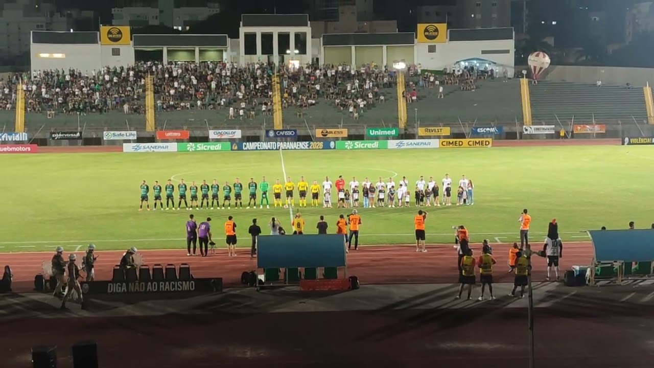 O grande Derby vai começar: Galo x MFC - momento do hino nacional