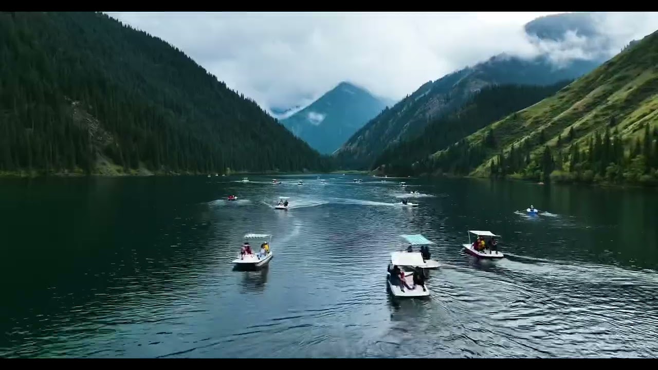 Amazing Kolsay lake 🏞️ Kazakhstan 🇰🇿