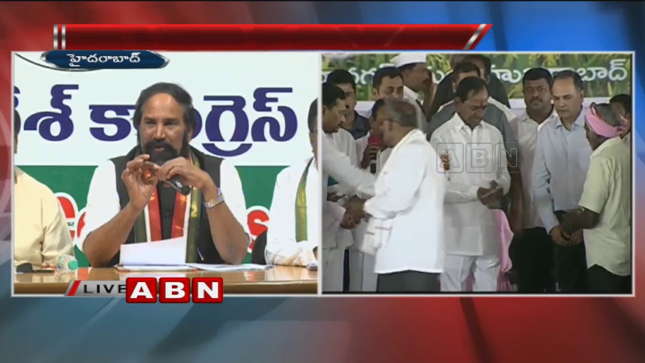 CM KCR failed to fulfil promises made to Farmers : Uttam Kumar