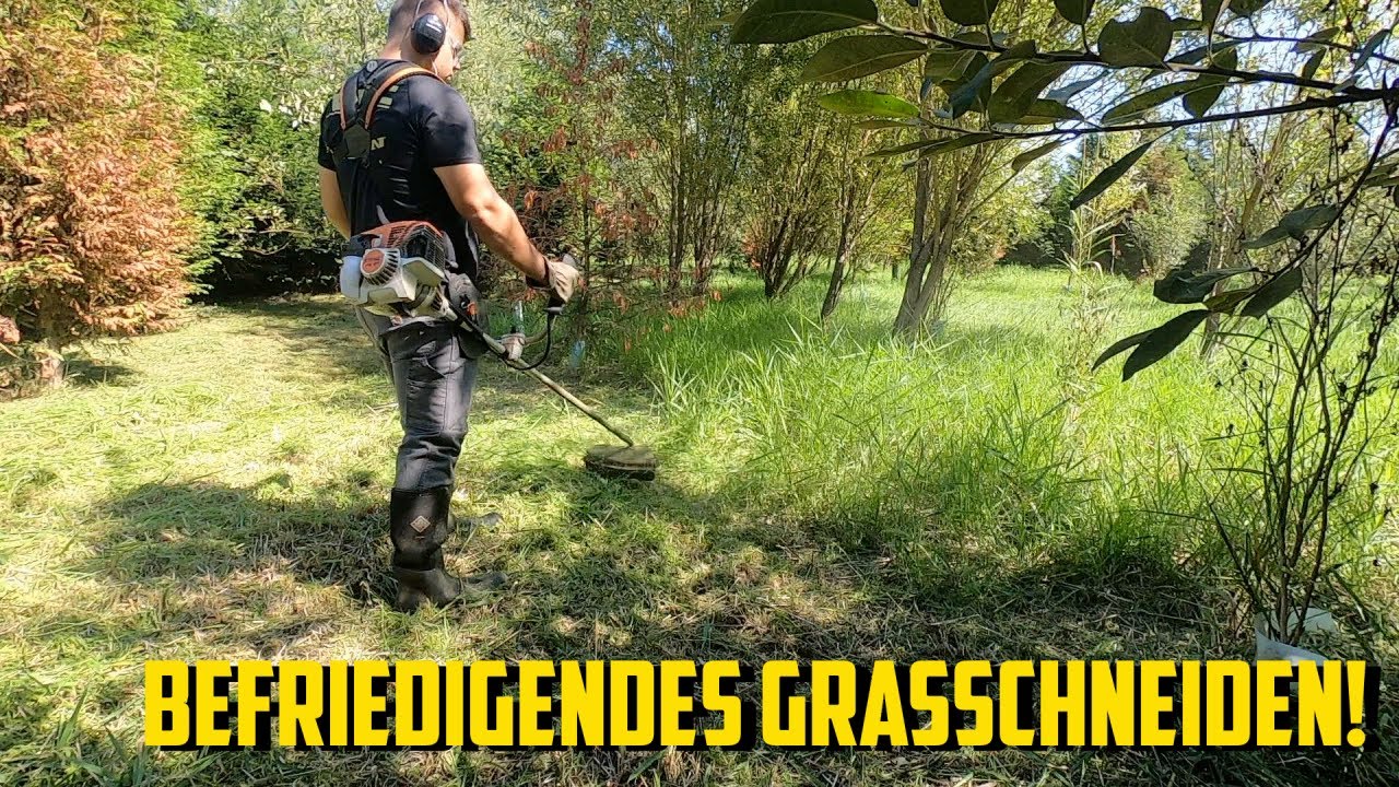 Grass Mowing That Leaves You Satisfied! Stihl FS 131 String Trimmer Freischneider Мотокоса