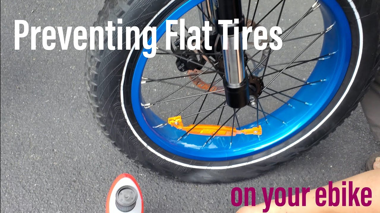 Preventing Flat Tires on your Ebike.