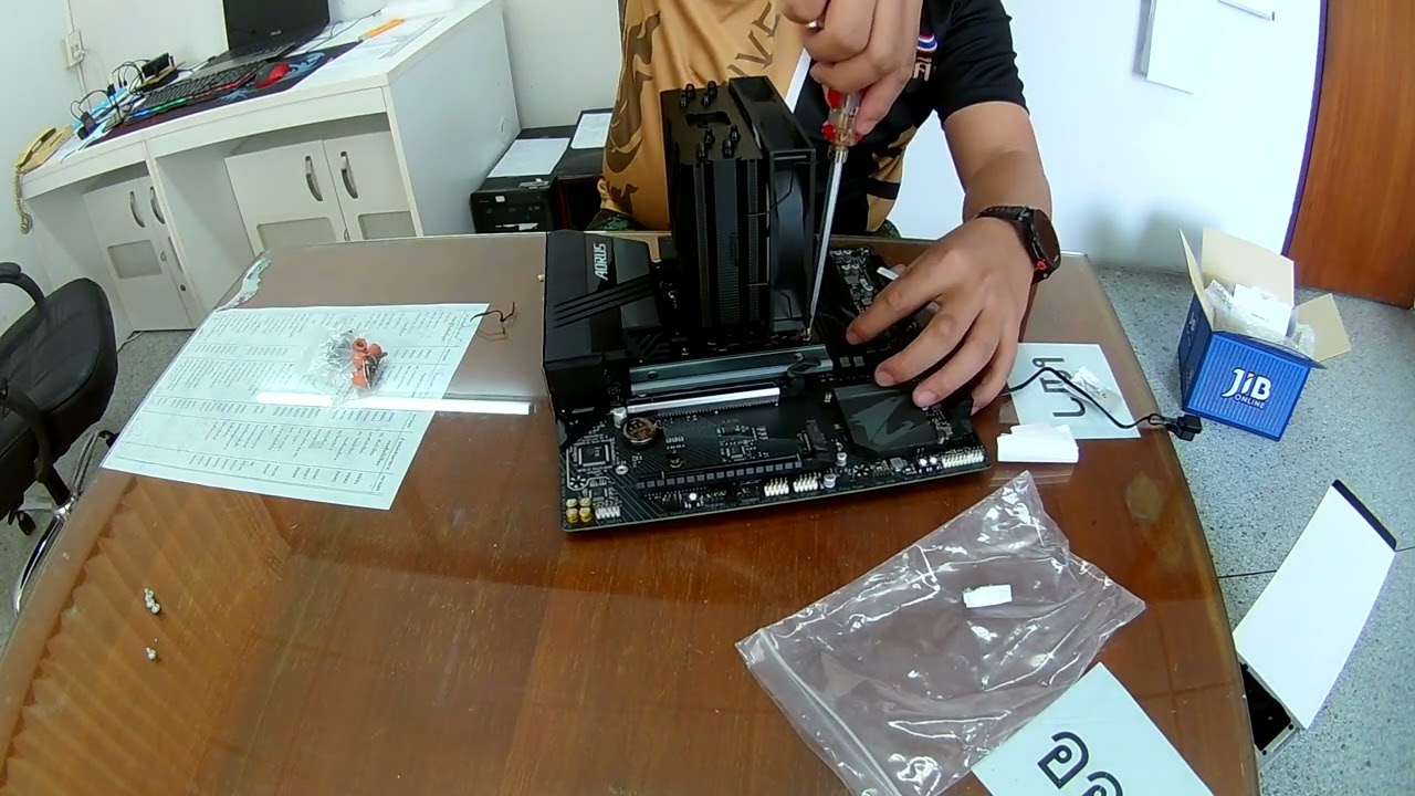 Deep Cool AG400 Black ARGB Install