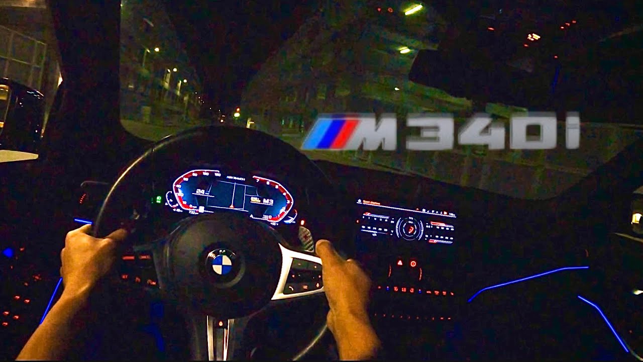 STRAIGHT PIPE BMW M340i NIGHT TIME POV DRIVE!! *CATLESS*