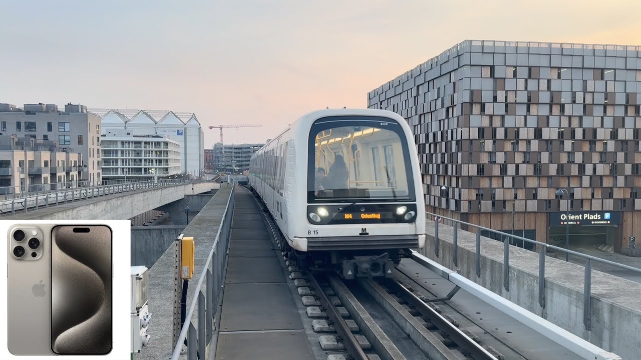 [4K 60fps HDR]Copenhagen Metro-Hitachi and S Trains in the network-Shot on iPhone 15 Pro Max
