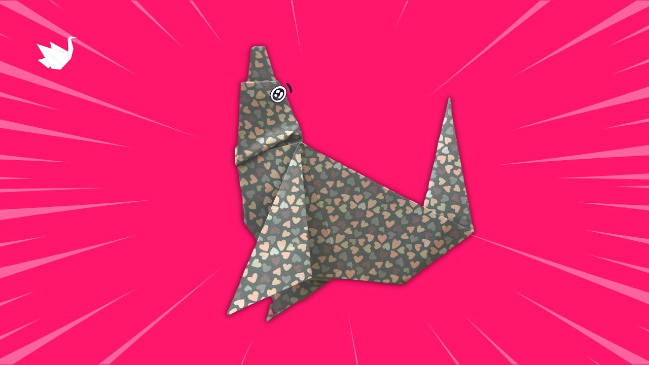 Origami otarie : plier un phoque en papier (Tuto)