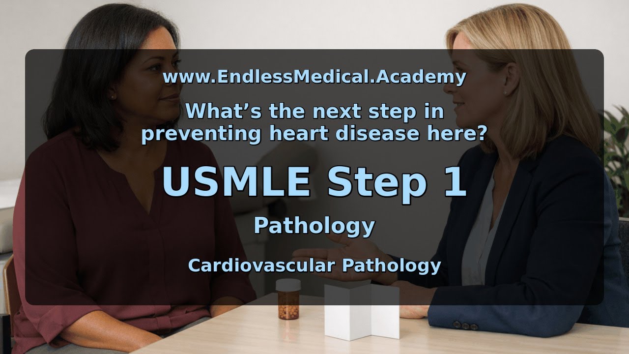 Cardiovascular Pathology, Pathology, USMLE Step 1 - Full Vignette with Extended Explanations