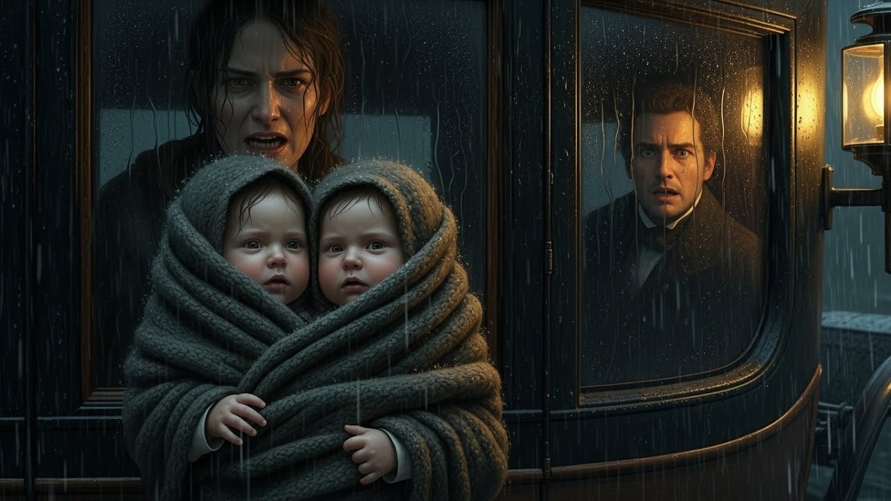 THE DUKE WAS ESCORTING HIS FIANCÉE HOME—UNTIL HE SAW HIS FORMER LOVE IN THE RAIN HOLDING TWO INFANT