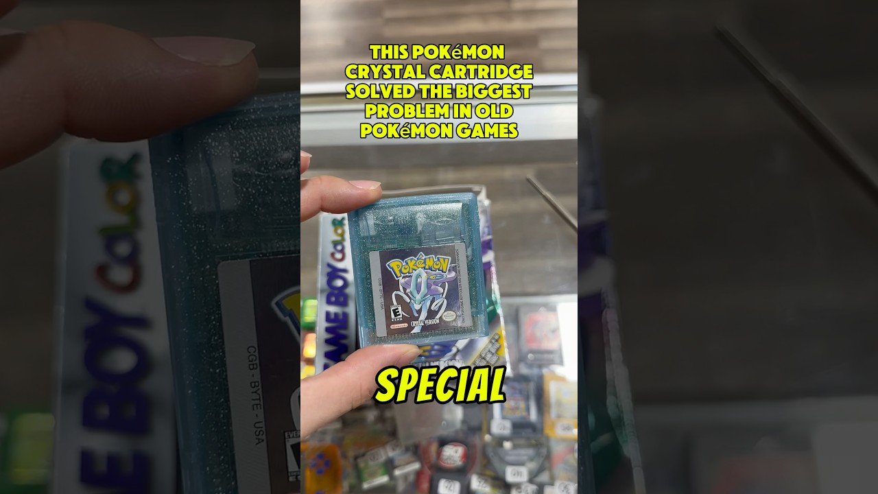 This Pok&eacute;mon Crystal solved a BIG problem